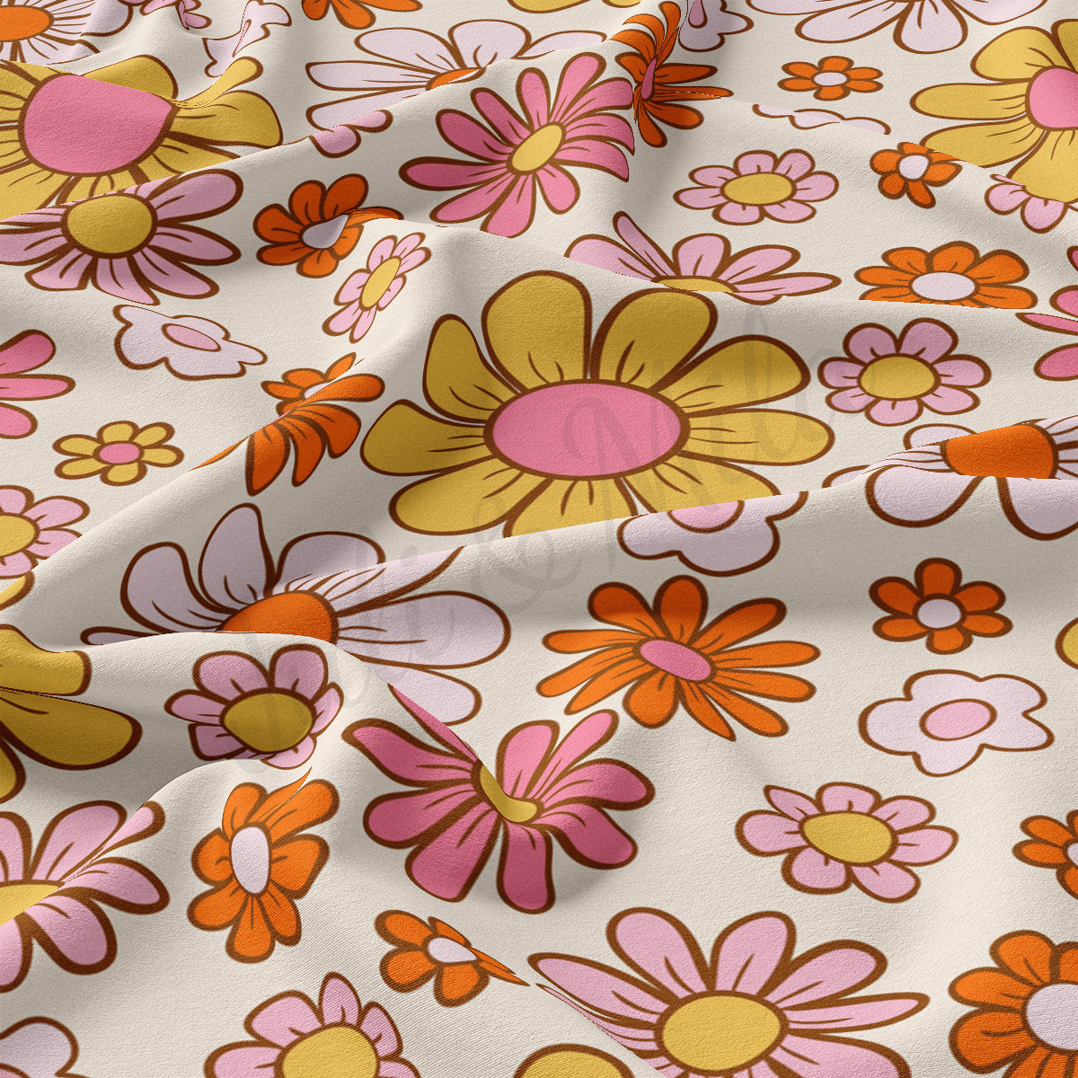 DBP Fabric Double Brushed Polyester Fabric DBP2275 Floral
