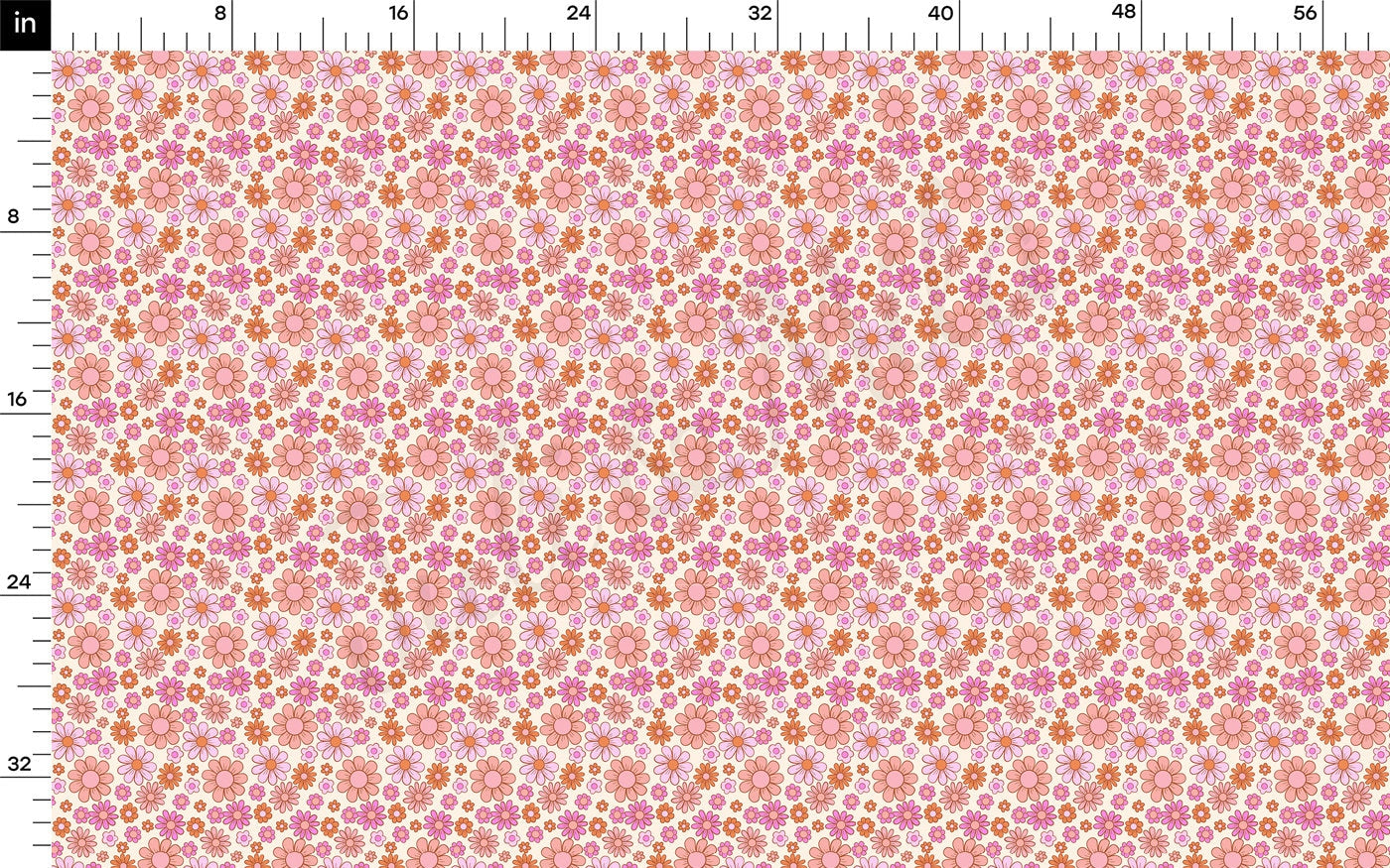 DBP Fabric Double Brushed Polyester DBP2276 Floral