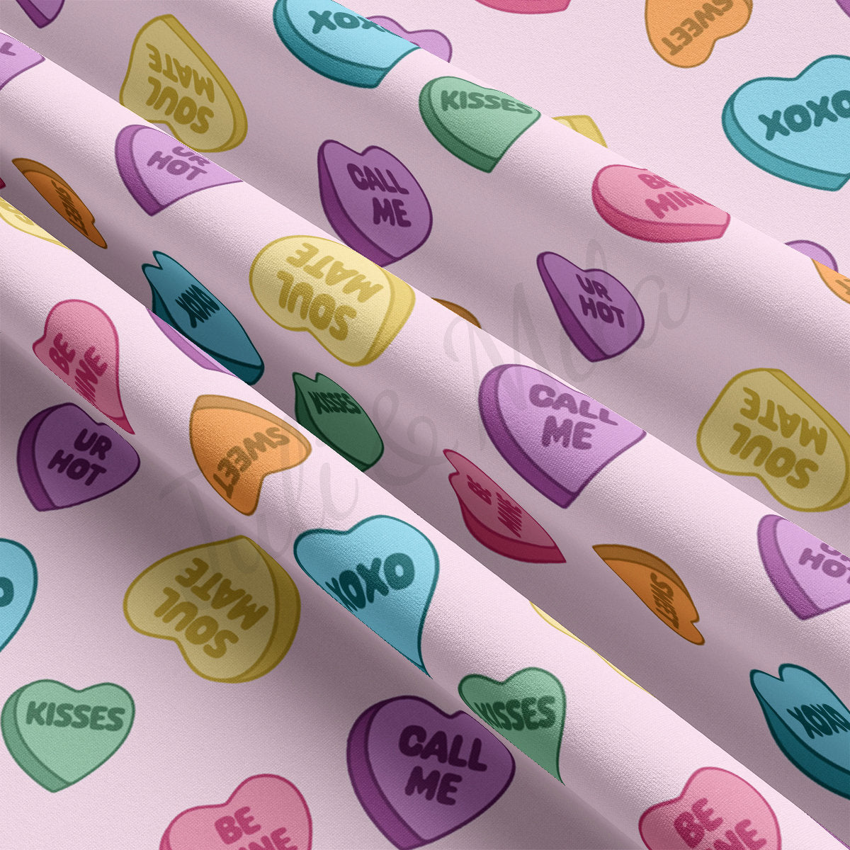 DBP Fabric Double Brushed Polyester DBP2280 Valentine's Day