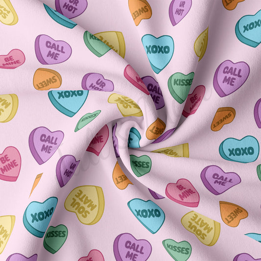 DBP Fabric Double Brushed Polyester DBP2280 Valentine's Day