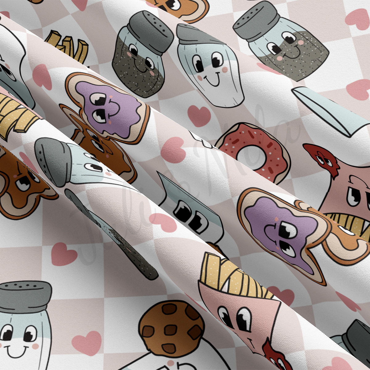 DBP Fabric Double Brushed Polyester DBP2298 Valentine's Day