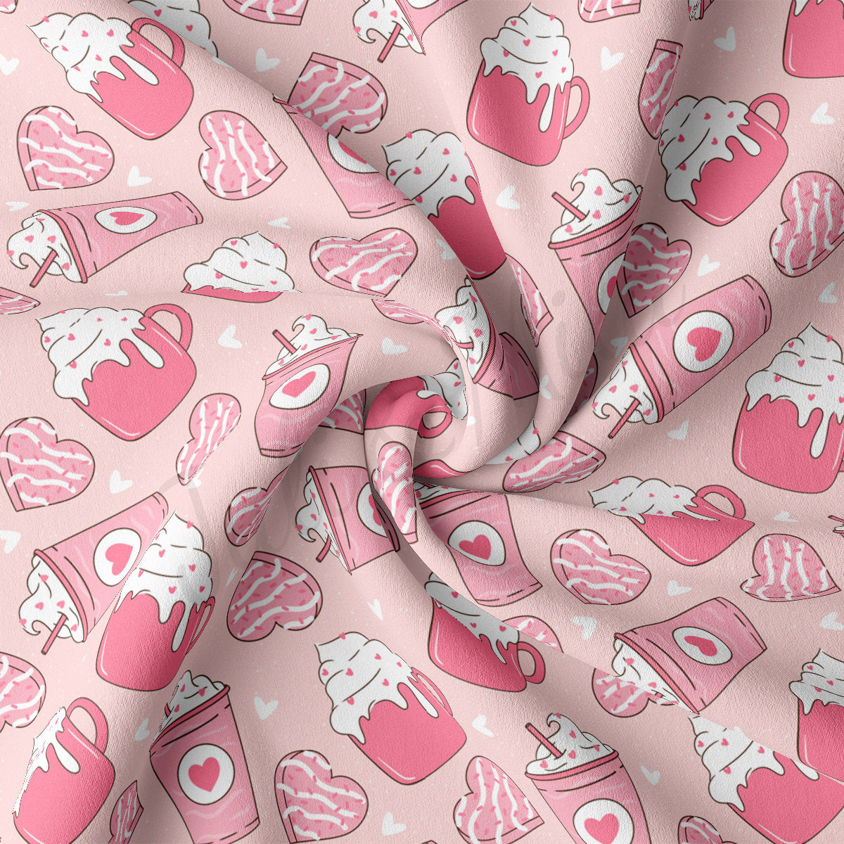 DBP Fabric Double Brushed Polyester DBP2300 Valentine's Day