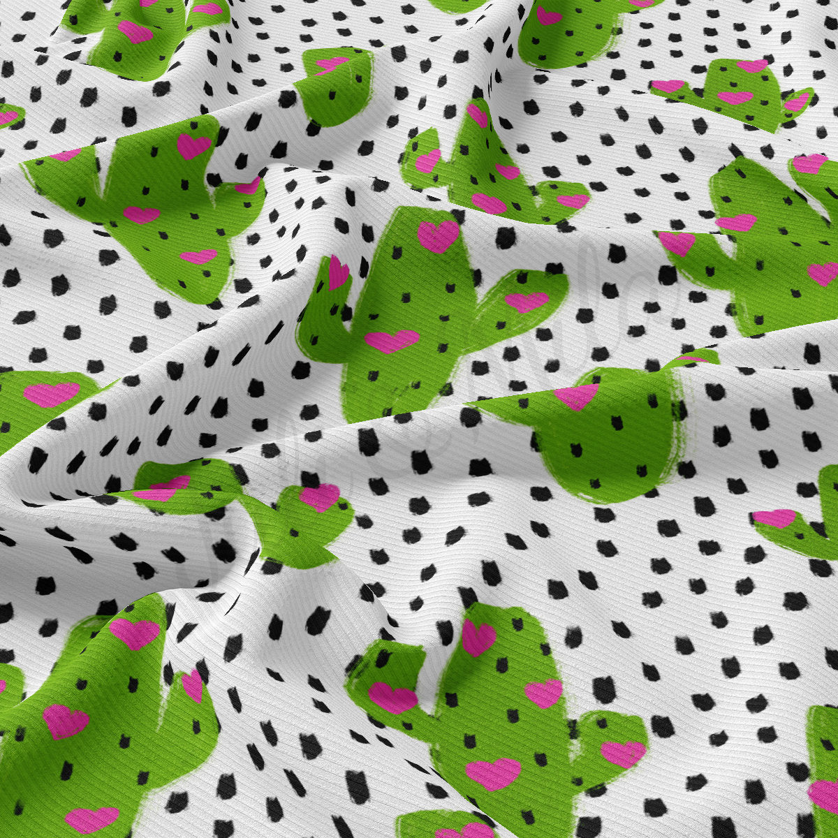 Rib Knit Fabric RBK2279 Valentine's Day
