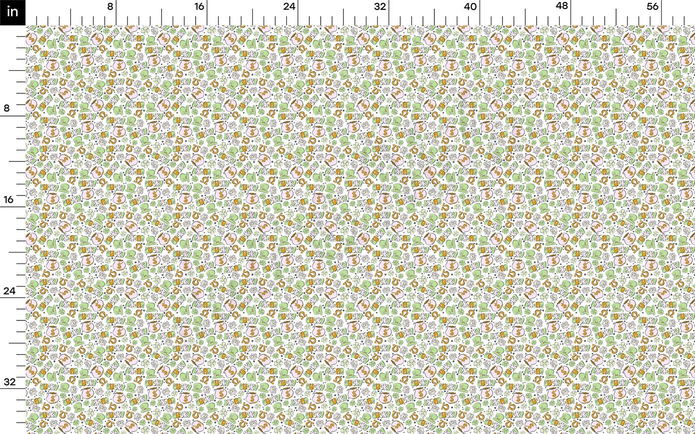 Rib Knit Fabric RBK2284 St. Patrick's Day