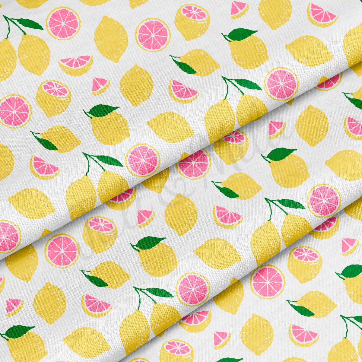 100% Cotton Fabric CTN2392 Lemons