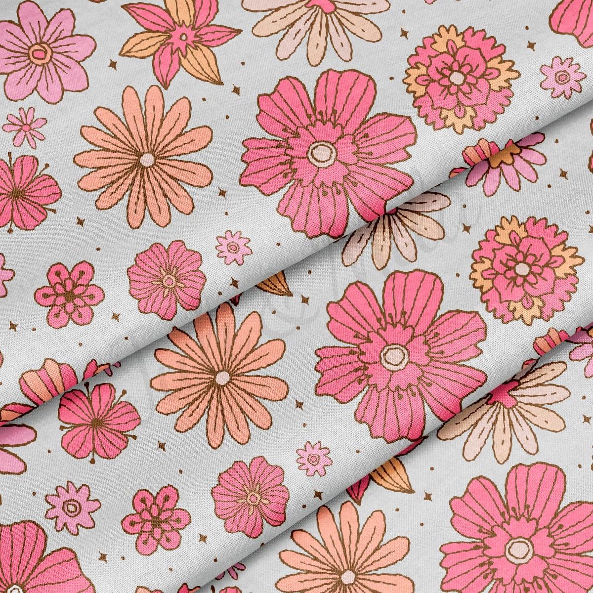 100% Cotton Fabric CTN2404 Floral