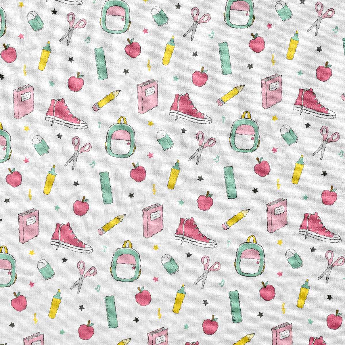 100% Cotton Fabric CTN2412 Back to School