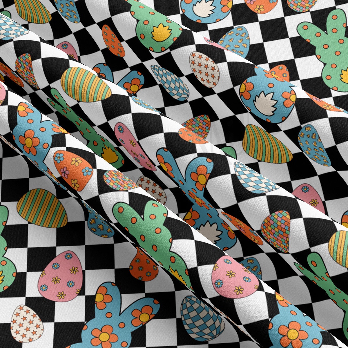 DBP Fabric Double Brushed Polyester DBP2375 Easter