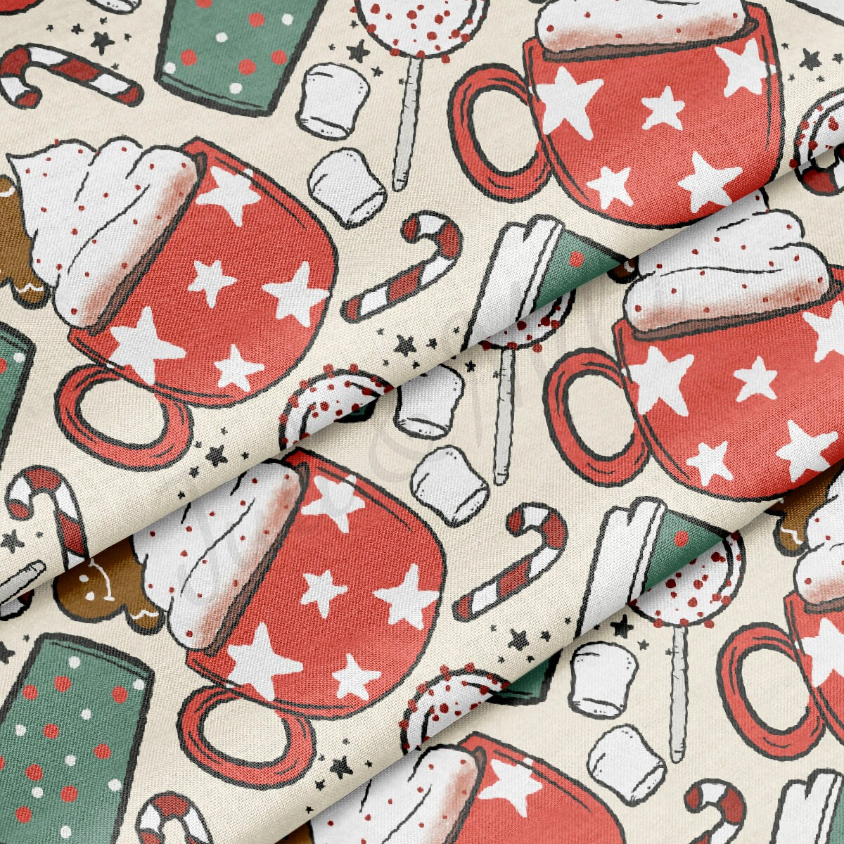 100% Cotton Fabric   CTN01 Christmas