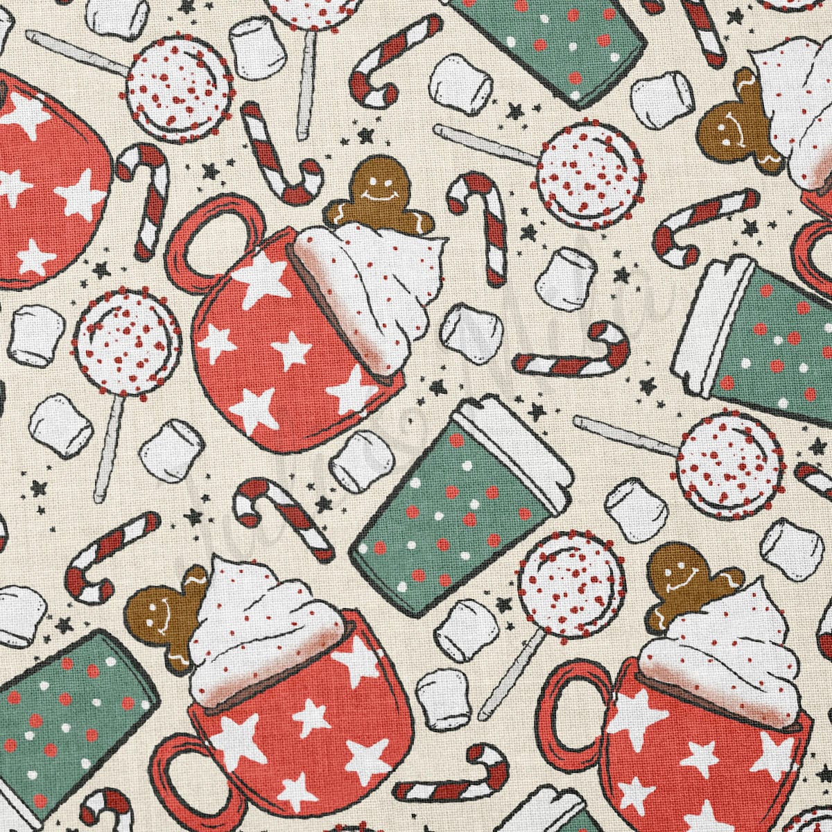 100% Cotton Fabric   CTN01 Christmas