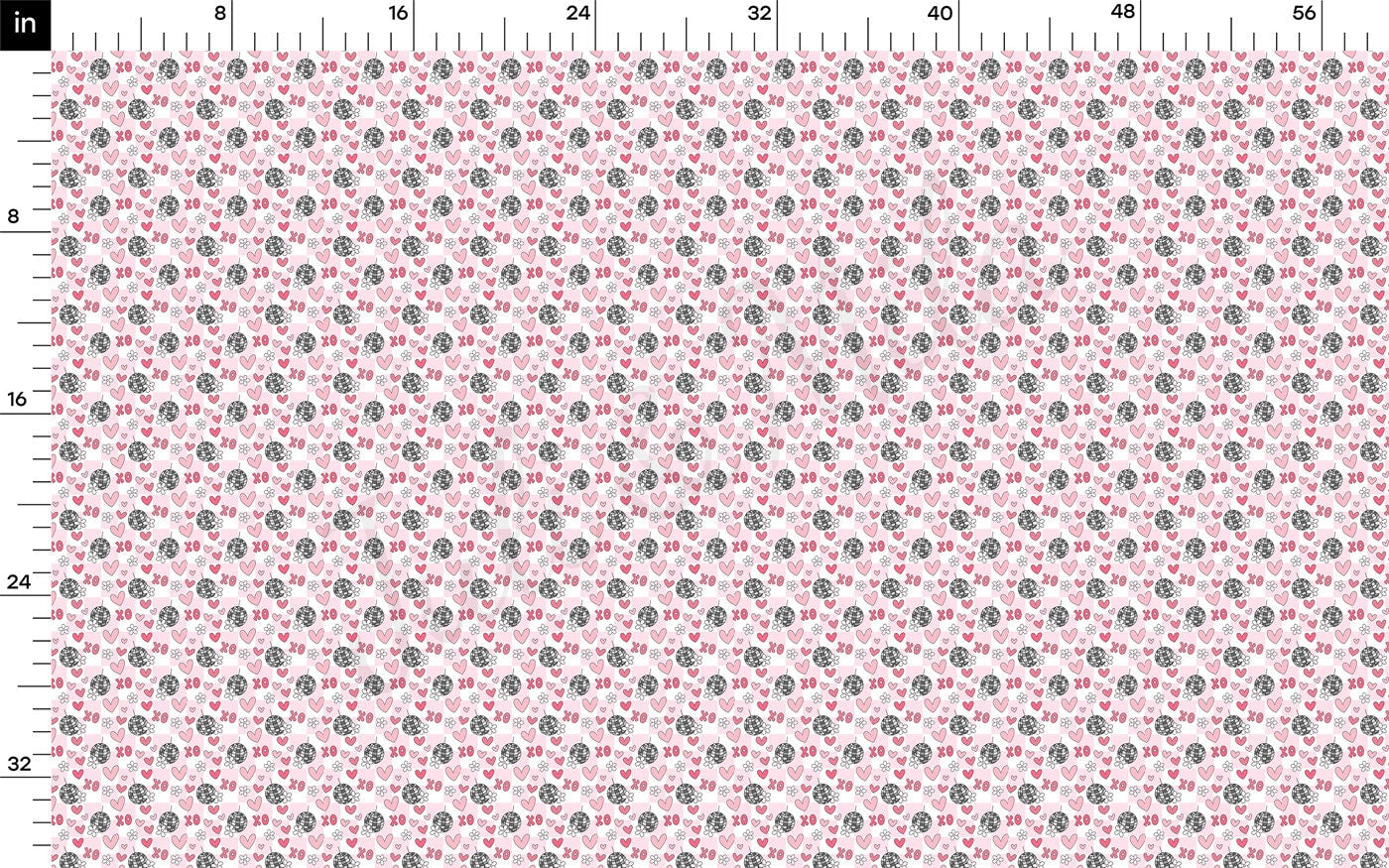 DBP Fabric Double Brushed Polyester DBP2315 Valentine's Day