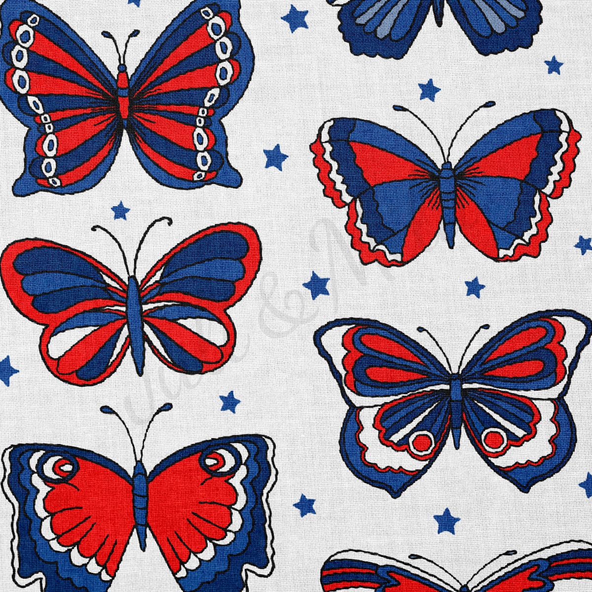 100% Cotton Fabric CTNPT18 4th of July Patriotic