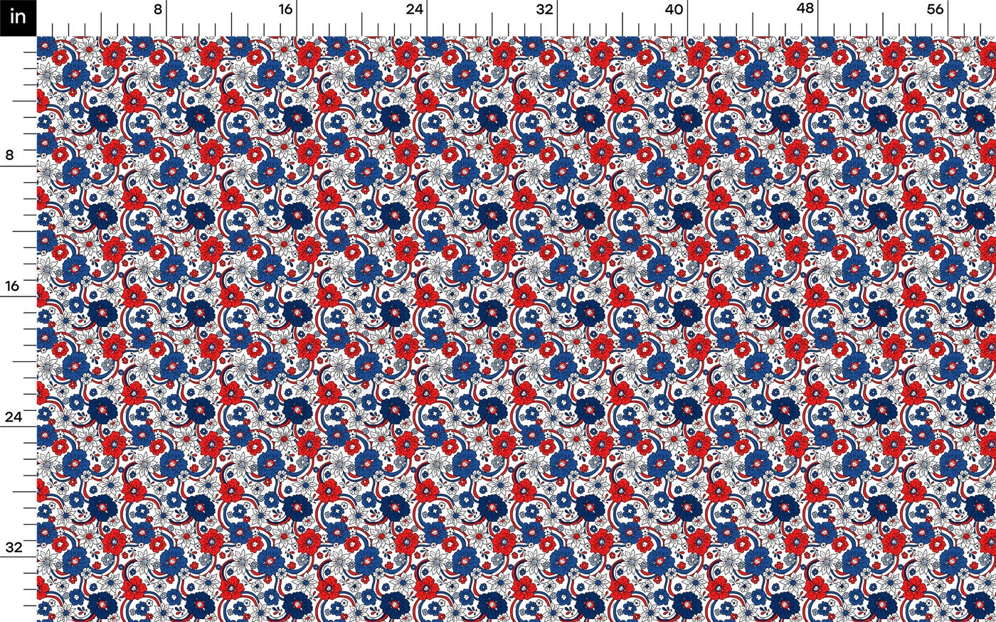 100% Cotton Fabric CTNPT8 4th of July Patriotic