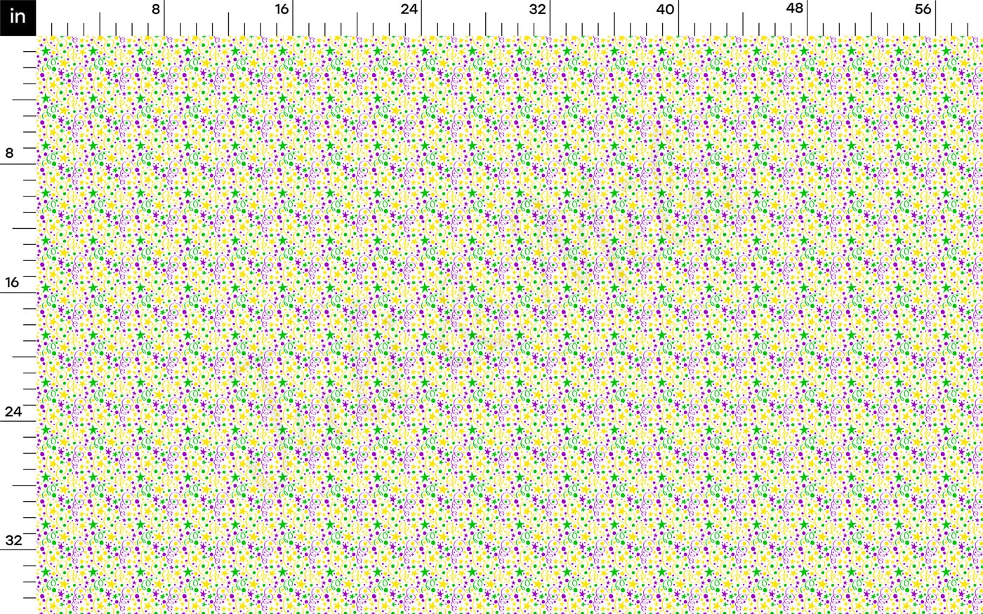 Mardi Gras Bullet Fabric AA2346