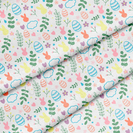 100% Cotton Fabric CTN2337 Easter