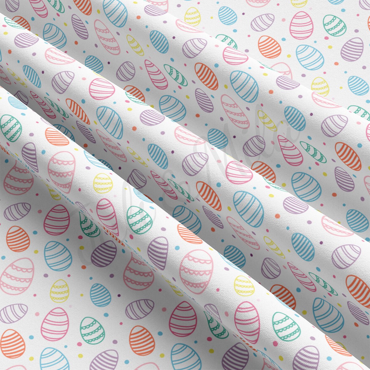 DBP Fabric Double Brushed Polyester DBP2327 Easter