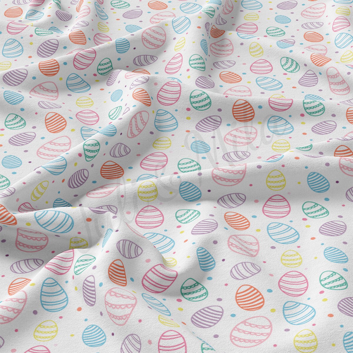 DBP Fabric Double Brushed Polyester DBP2327 Easter
