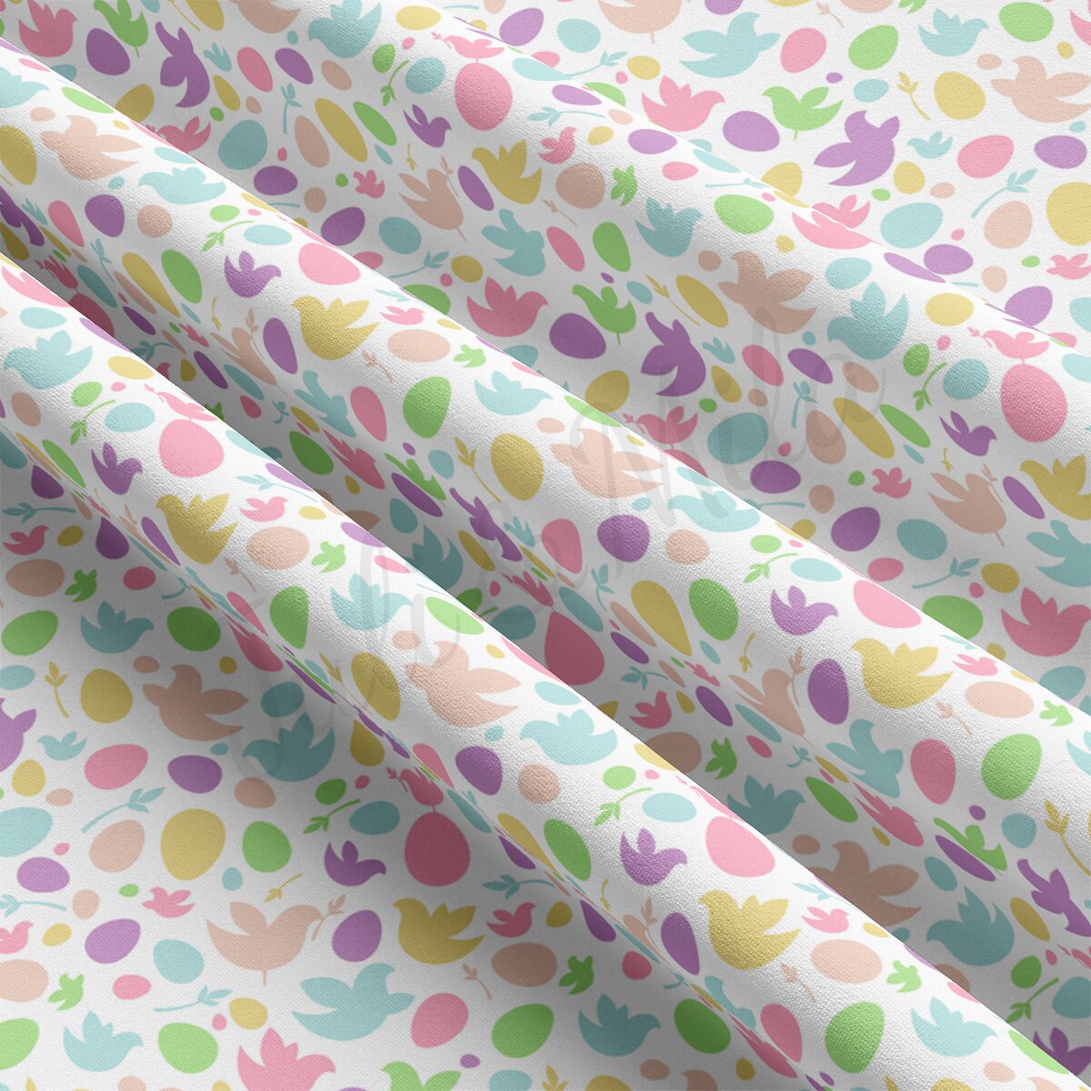 DBP Fabric Double Brushed Polyester DBP2334 Easter