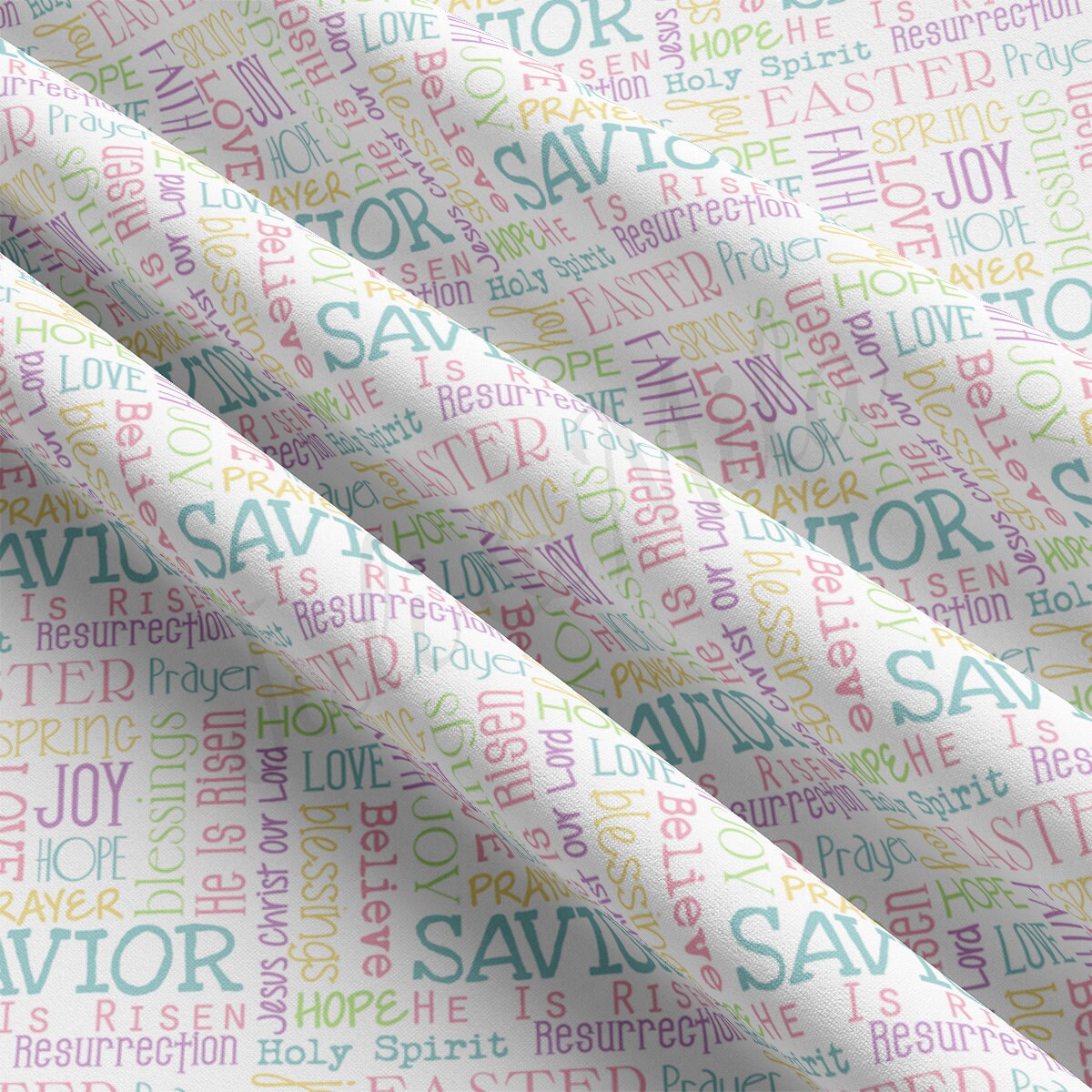 DBP Fabric Double Brushed Polyester DBP2339 Easter