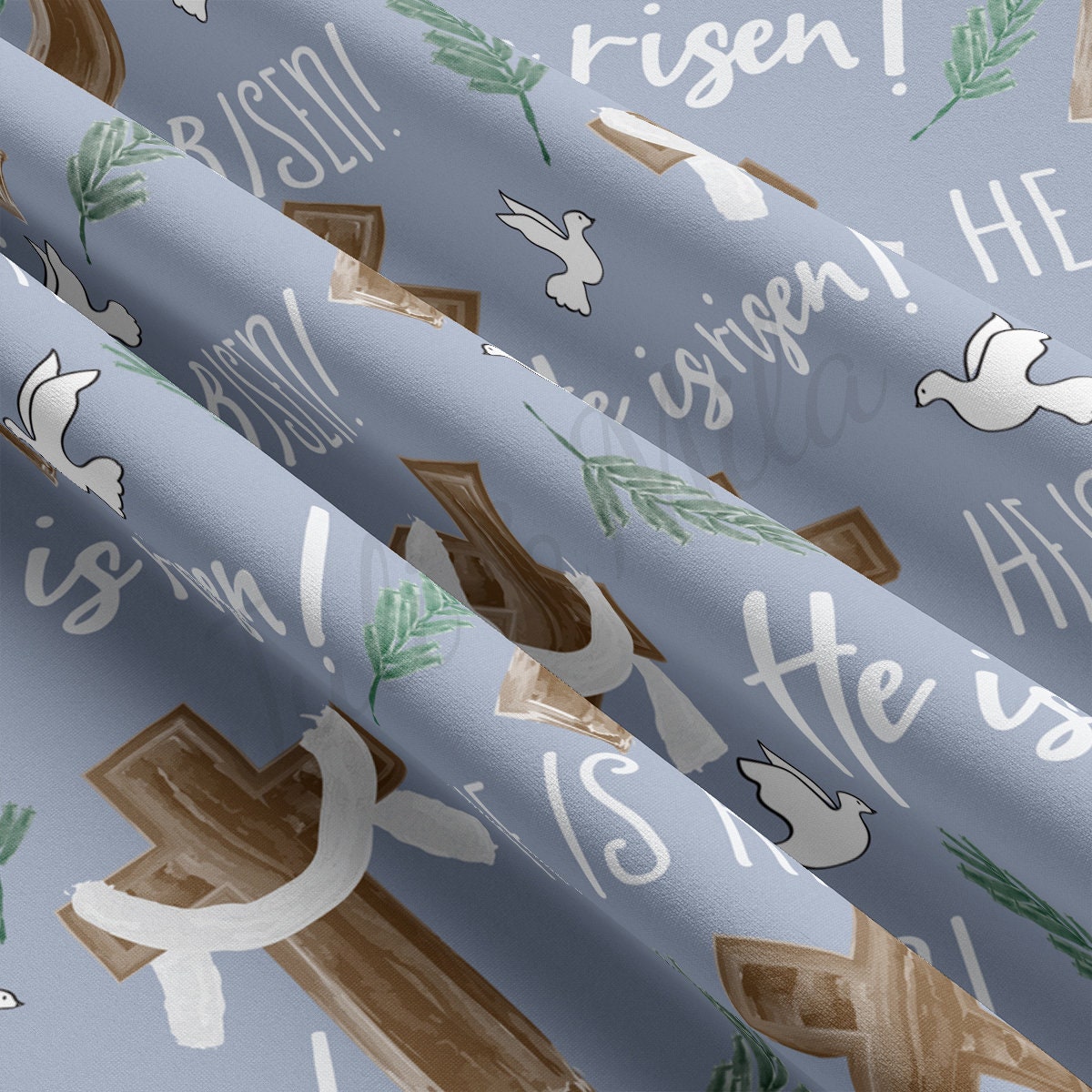 DBP Fabric Double Brushed Polyester DBP2340 Easter