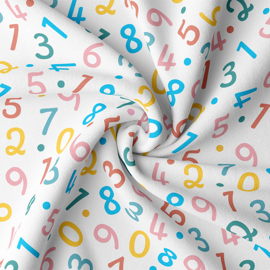 DBP Fabric Double Brushed Polyester DBP2363 Back to School