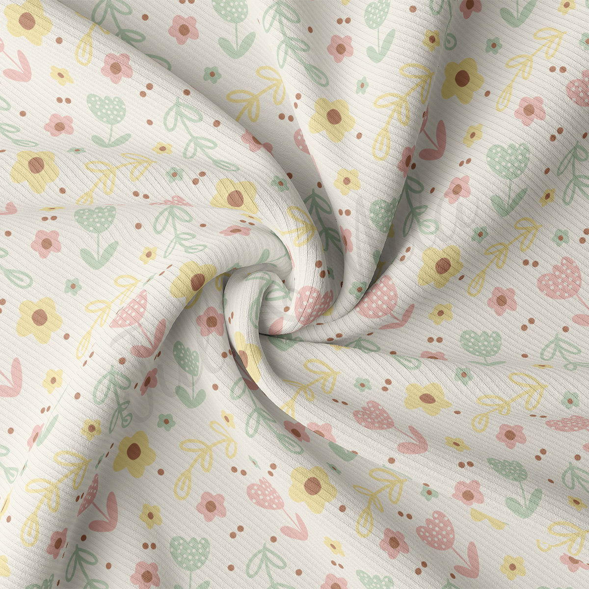 Rib Knit Fabric RBK2366 Easter