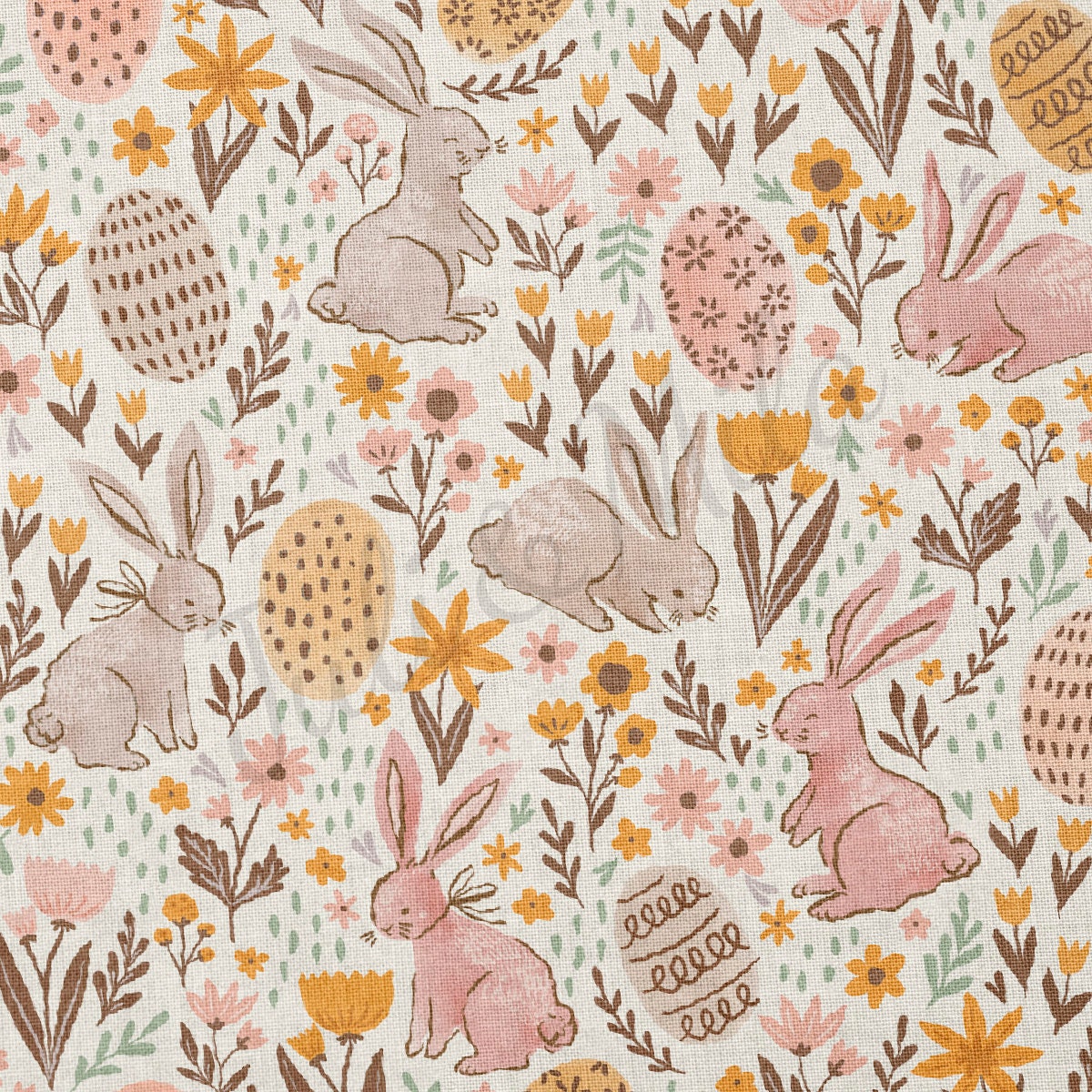 100% Cotton Fabric CTN2440 Easter