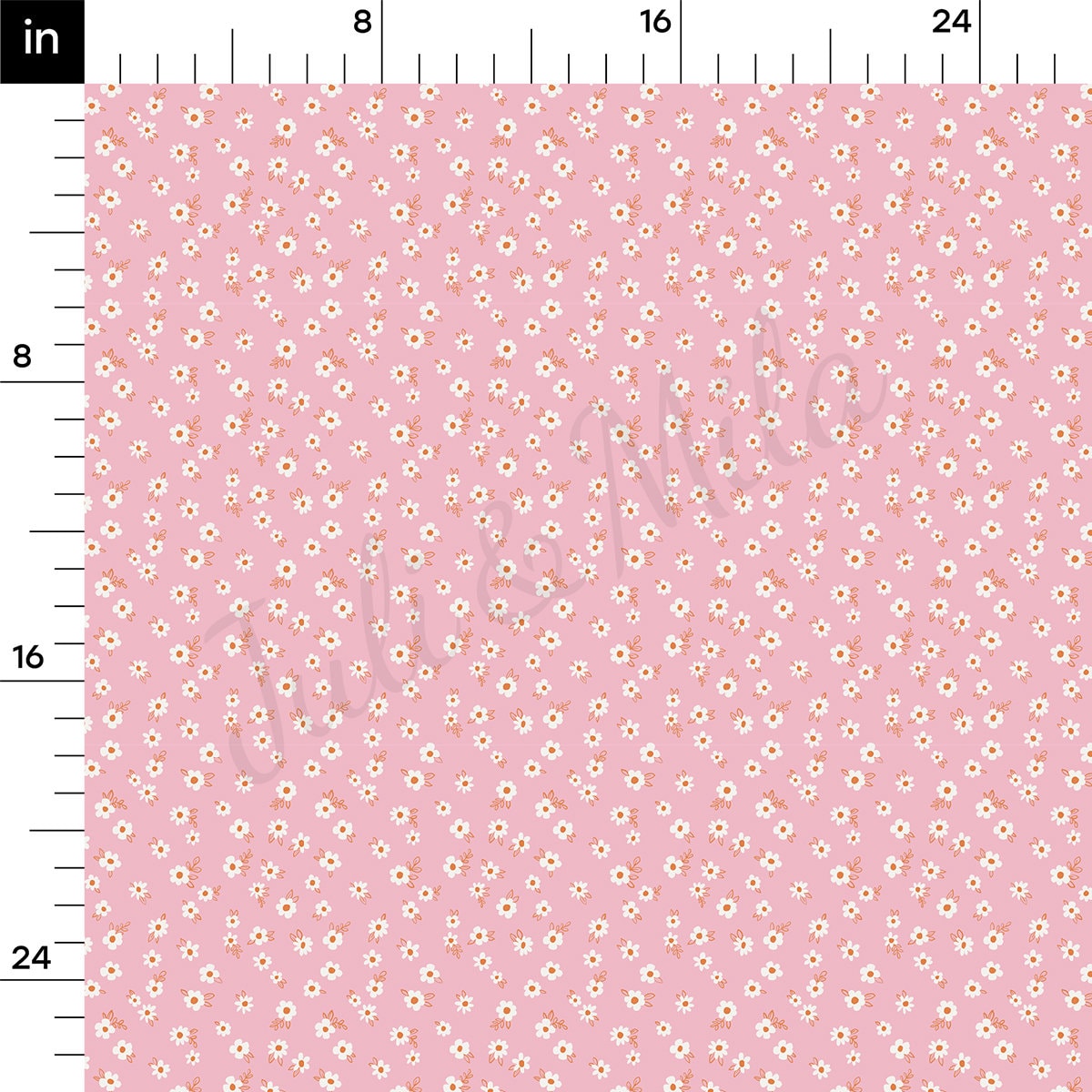 DBP Fabric Double Brushed Polyester DBP2457 Floral
