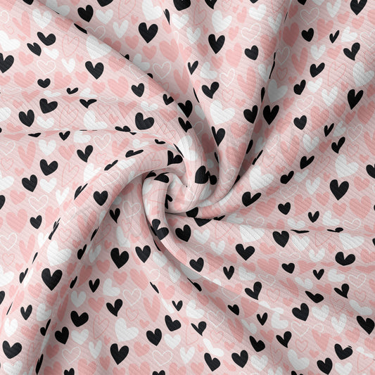 Rib Knit Fabric RBK2447 Valentine's Day