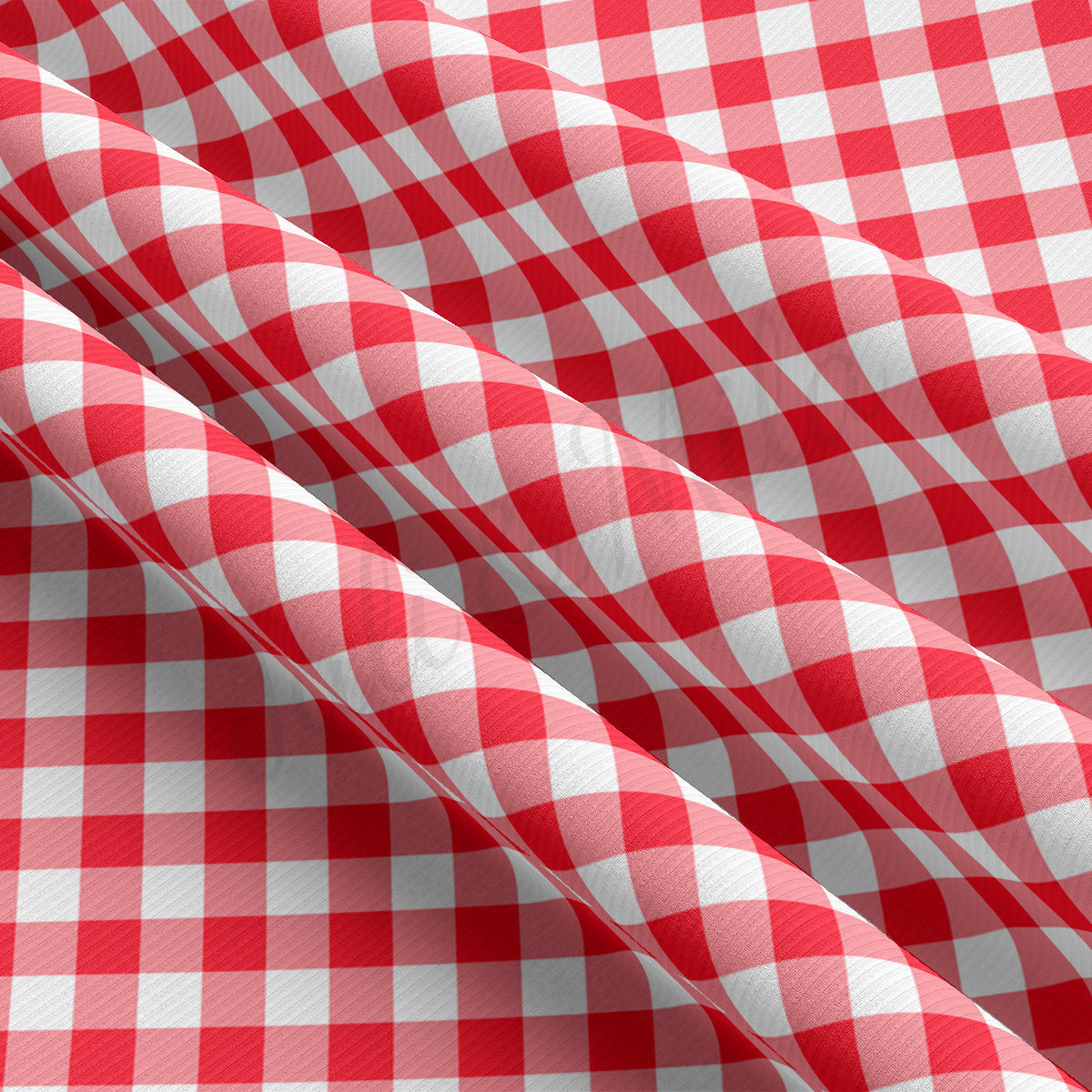 Rib Knit Fabric RBK2460 Gingham