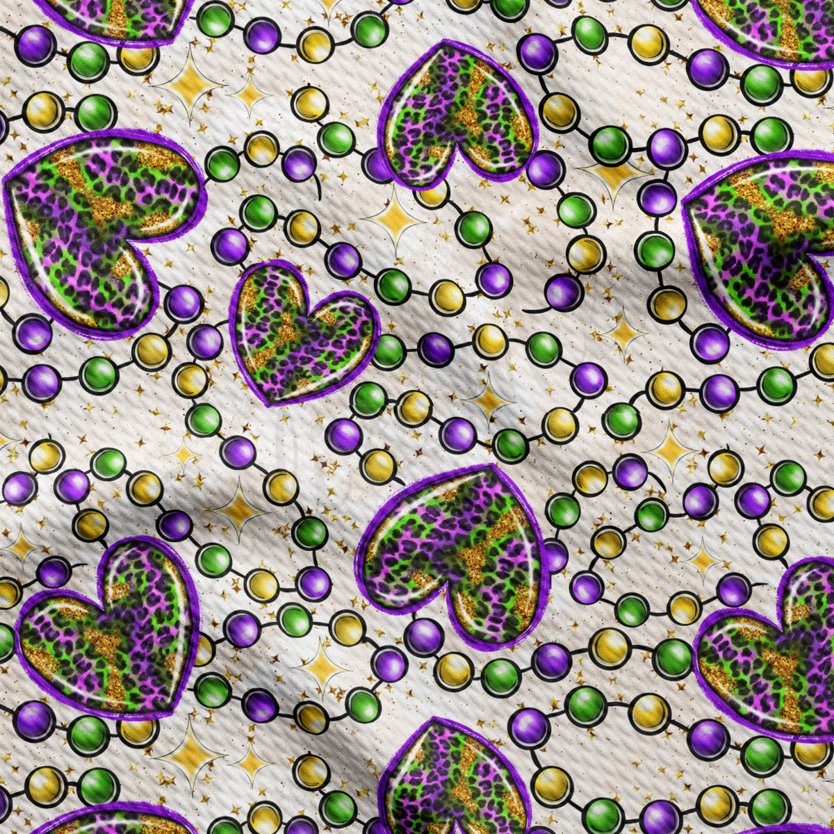 Mardi Gras Bullet Textured Fabric AA2397