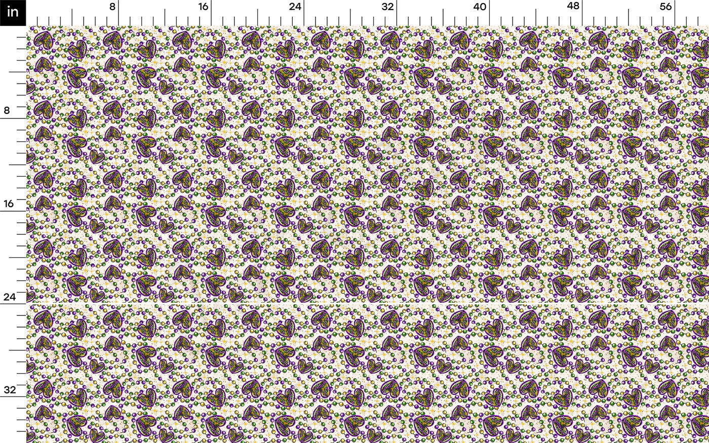 Mardi Gras Bullet Textured Fabric AA2397