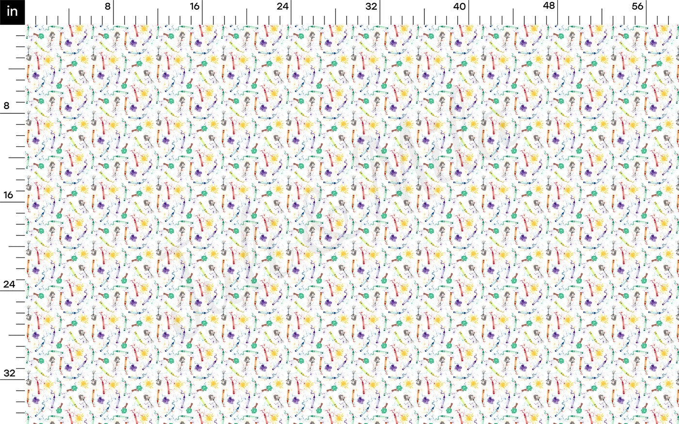 100% Cotton Fabric CTN2379 Back to School