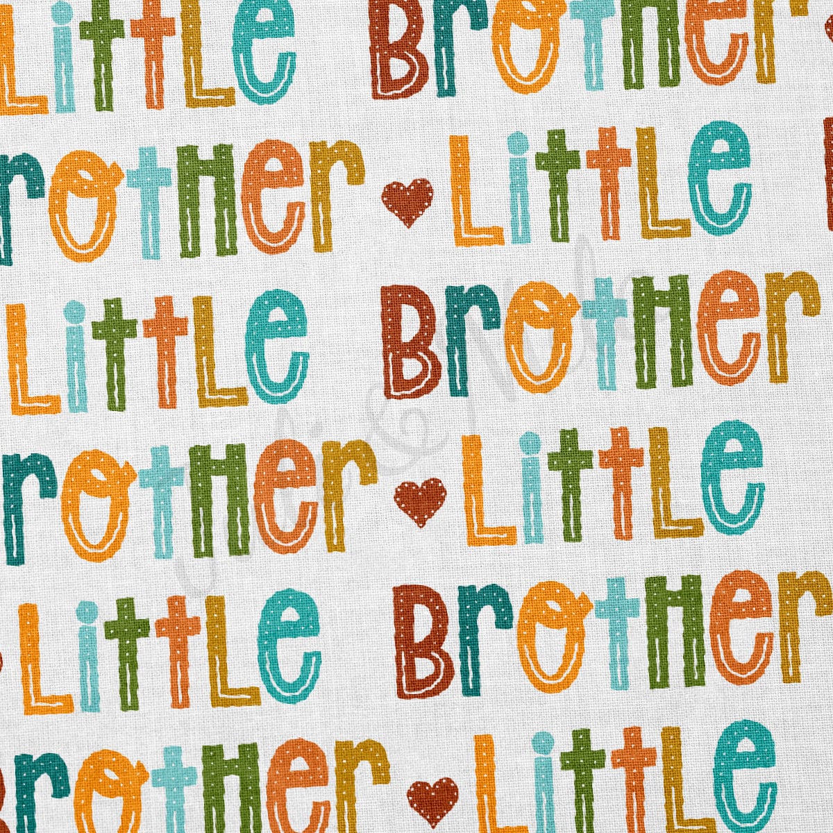 100% Cotton Fabric CTN2395 Little Brother