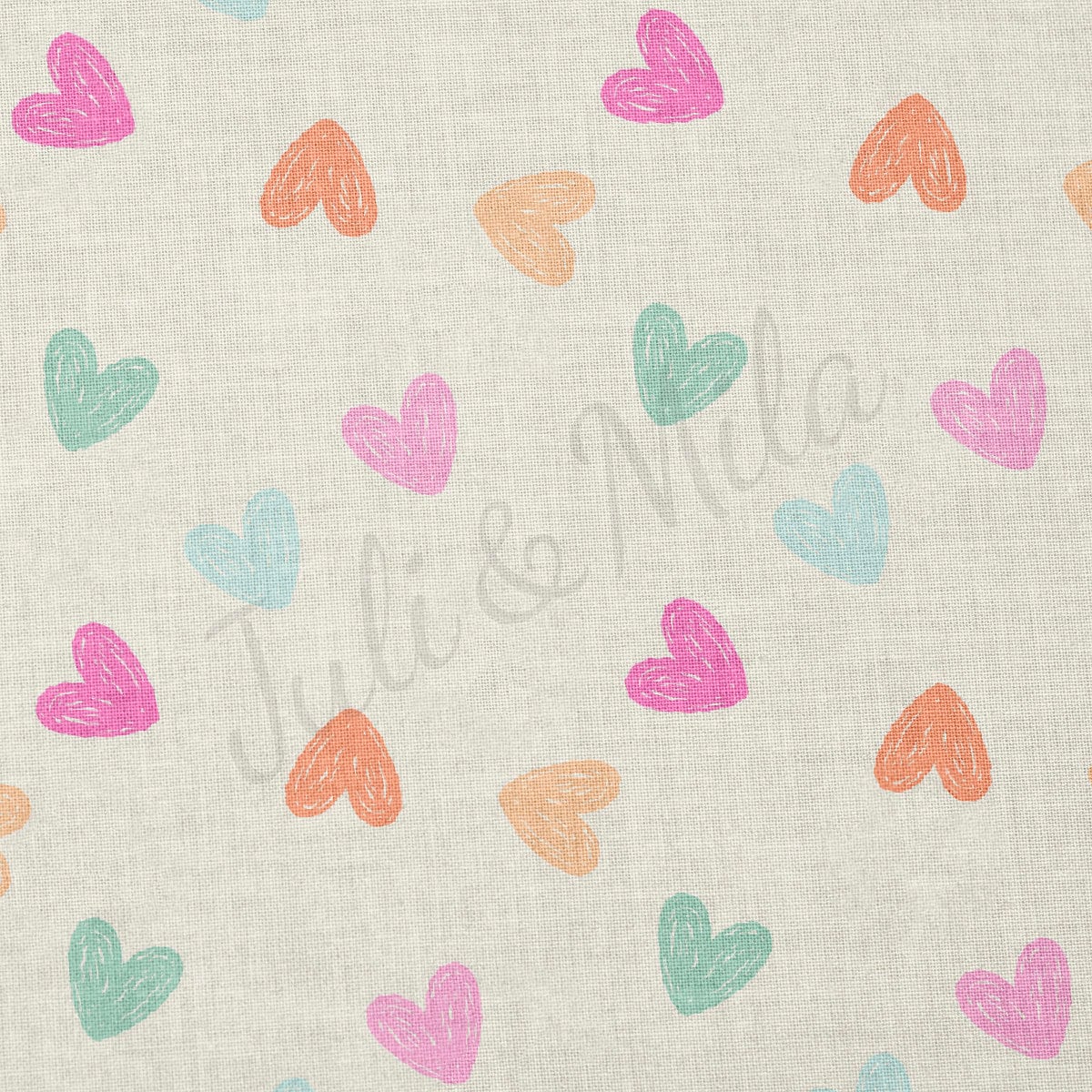 100% Cotton Fabric CTN2398 Hearts