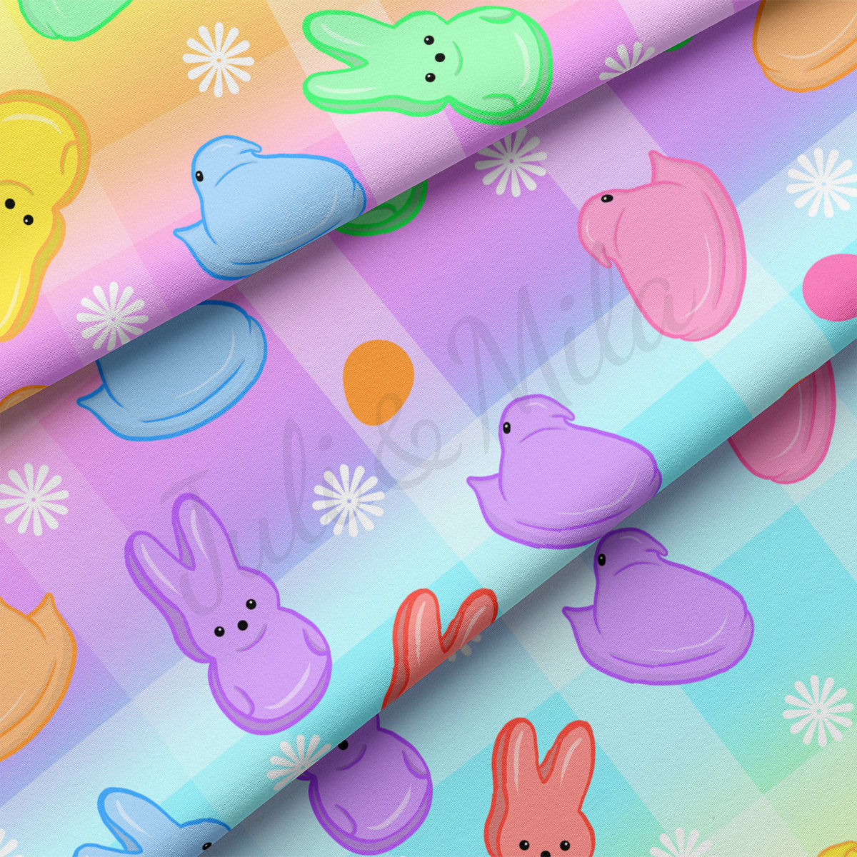 DBP Fabric Double Brushed Polyester DBP2376 Easter