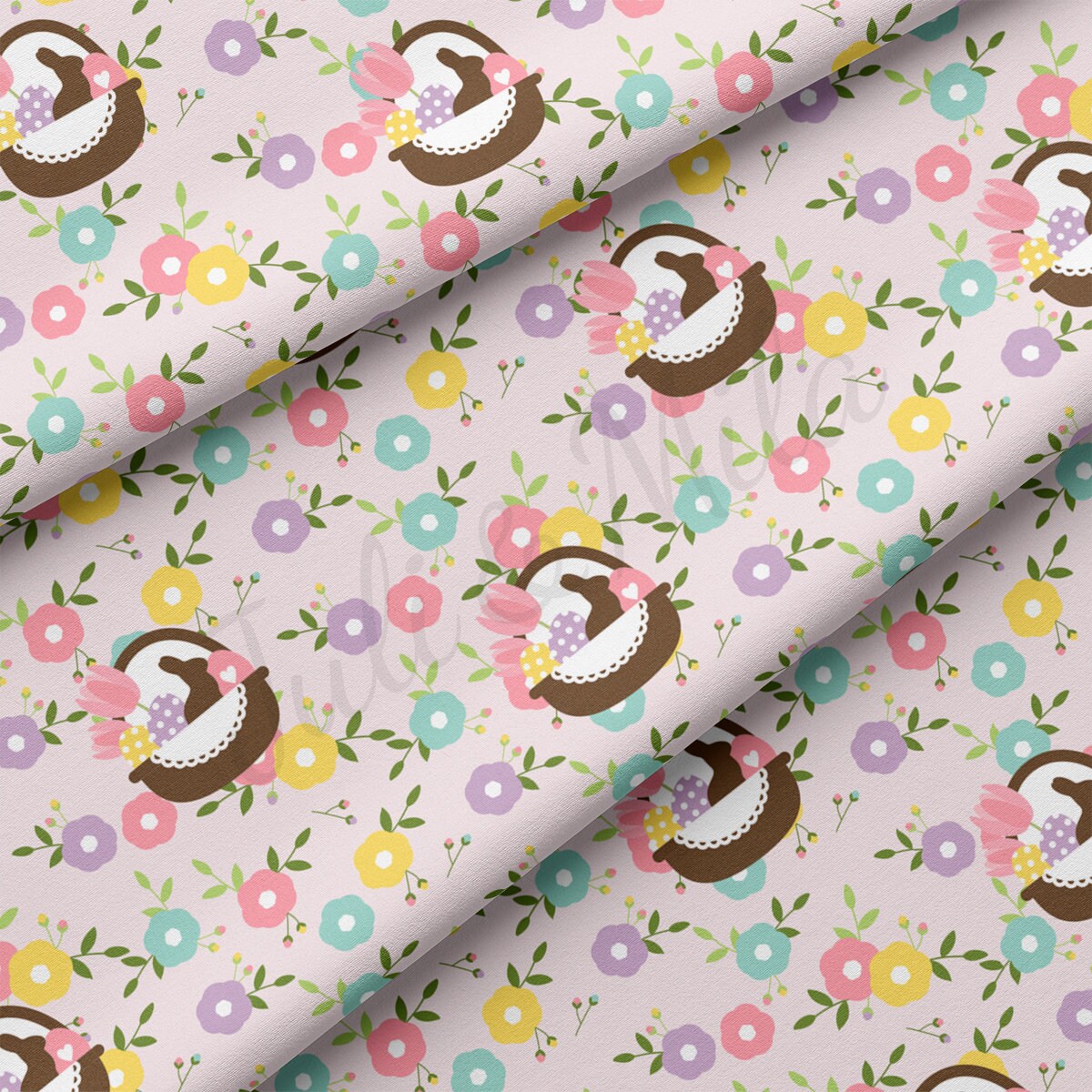 DBP Fabric Double Brushed Polyester Fabric DBP2383 Easter