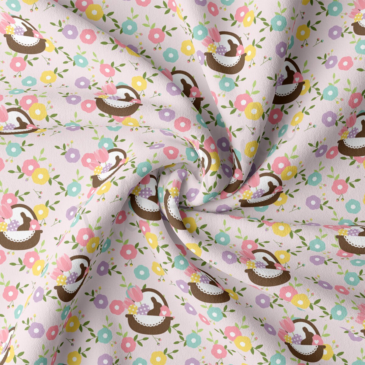 DBP Fabric Double Brushed Polyester Fabric DBP2383 Easter