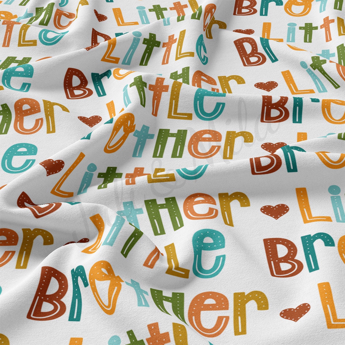 DBP Fabric Double Brushed Polyester Fabric DBP2395 Little Brother