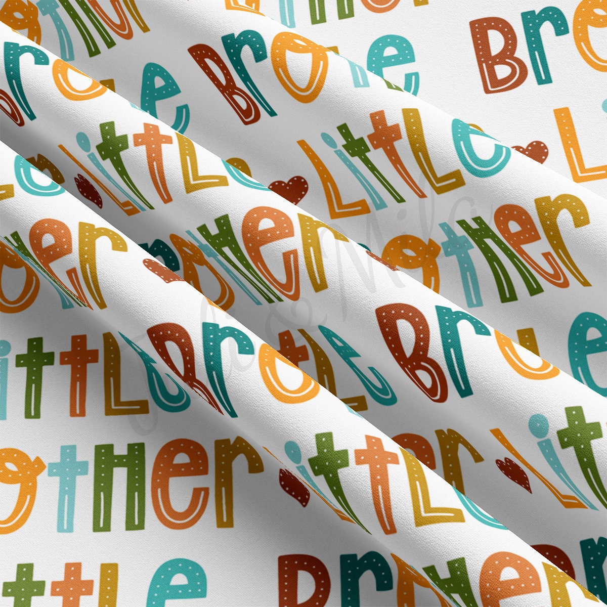 DBP Fabric Double Brushed Polyester Fabric DBP2395 Little Brother