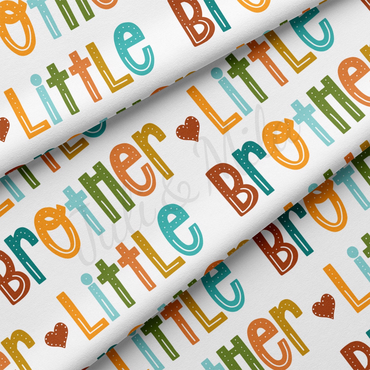 DBP Fabric Double Brushed Polyester Fabric DBP2395 Little Brother