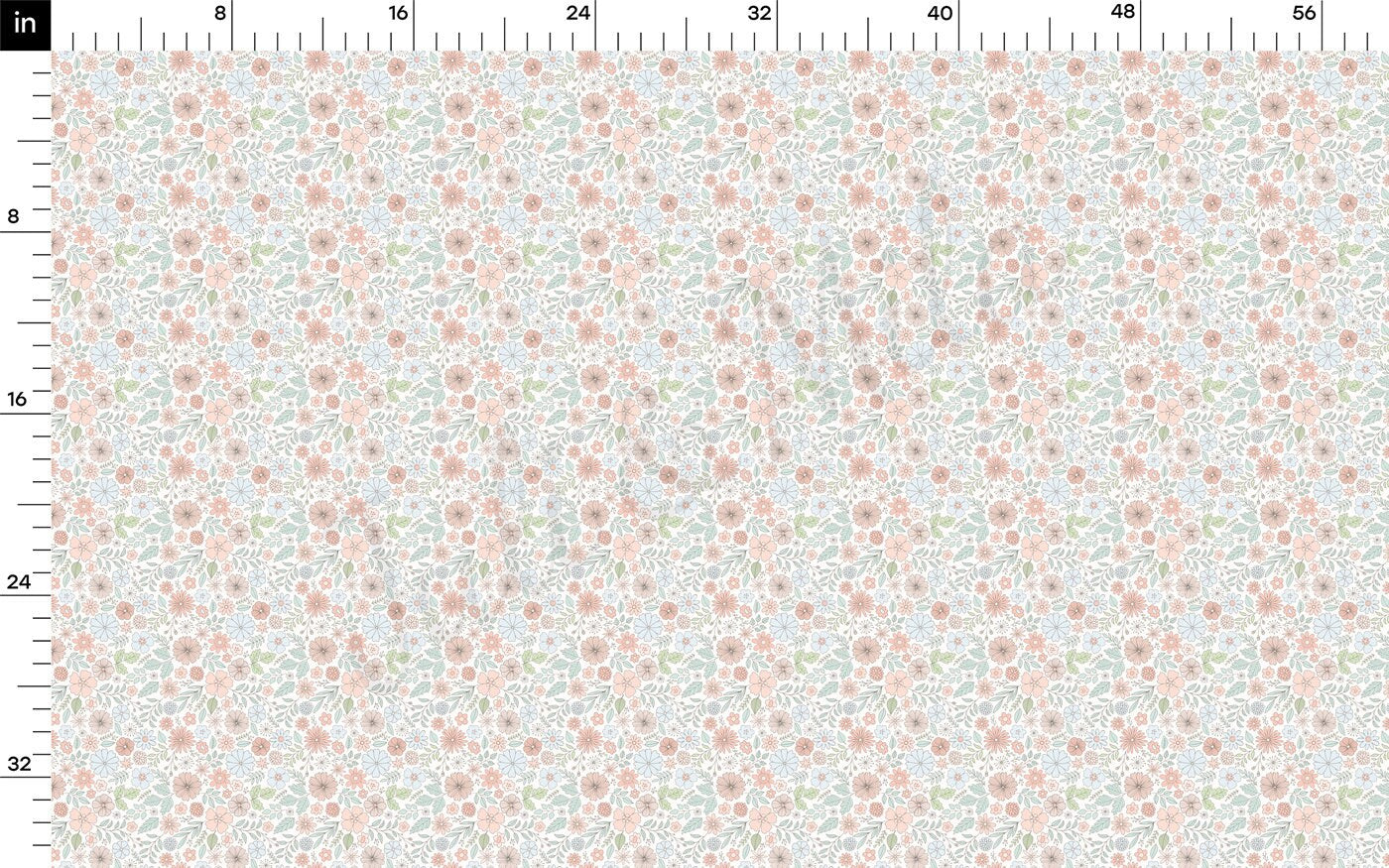 DBP Fabric Double Brushed Polyester Fabric DBP2413 Floral