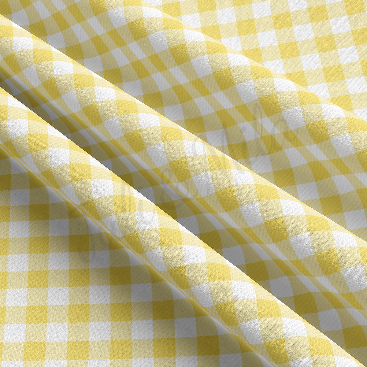 Rib Knit Fabric RBK2391 Gingham