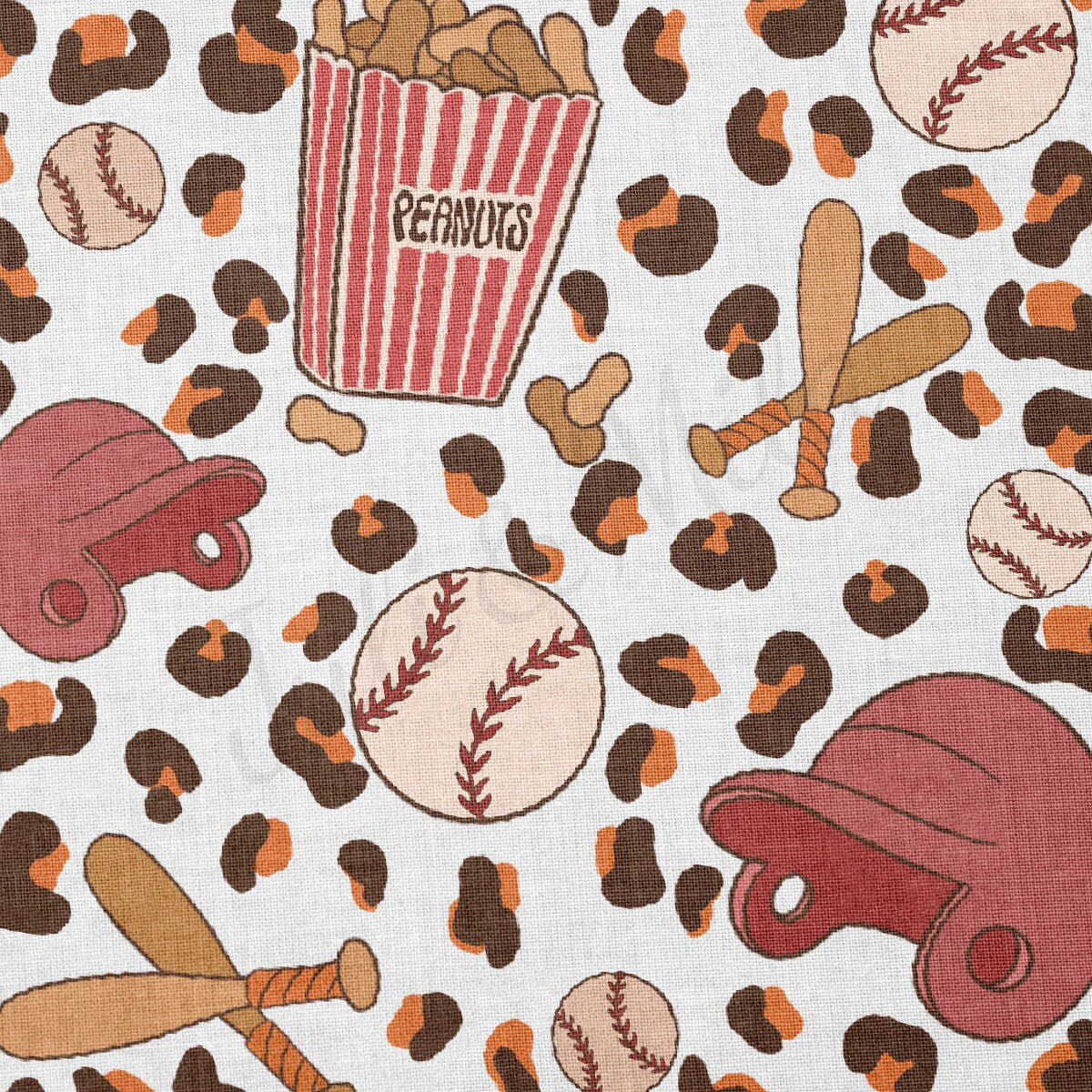 100% Cotton Fabric CTN2509 Baseball