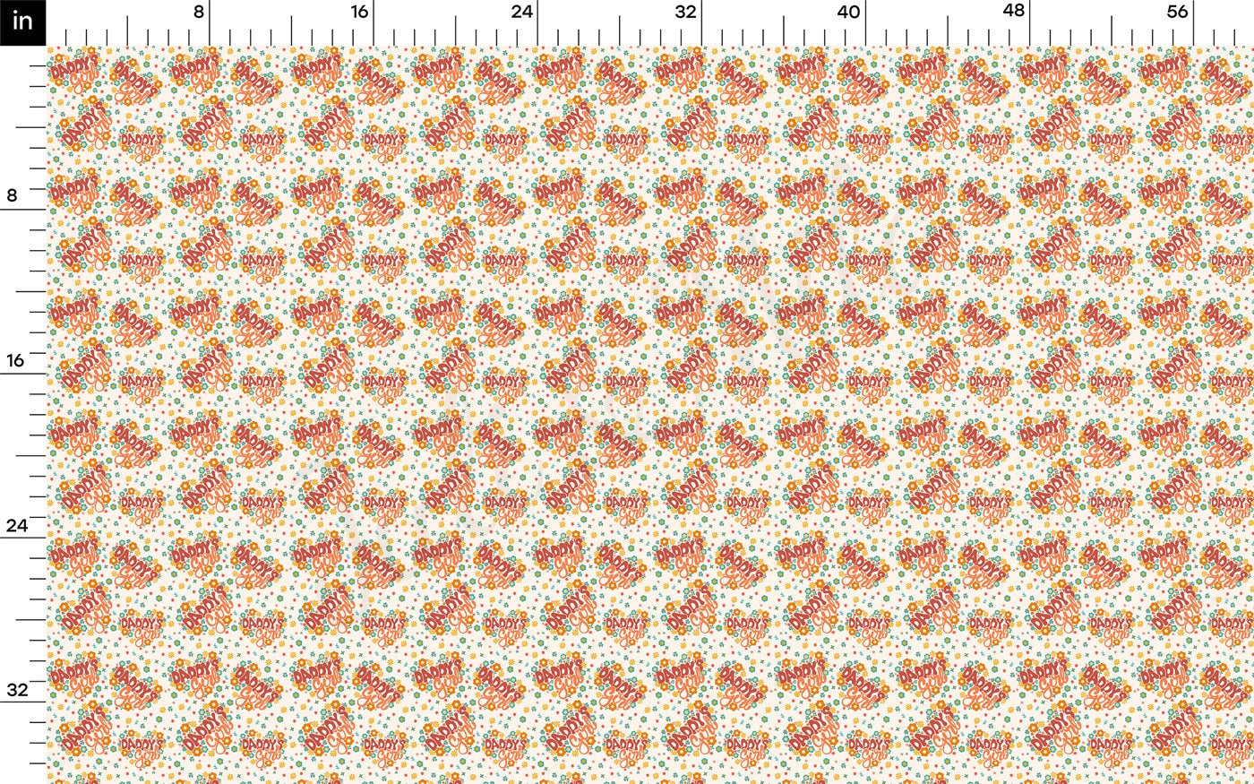 100% Cotton Fabric CTN2516 Daddy's Girl