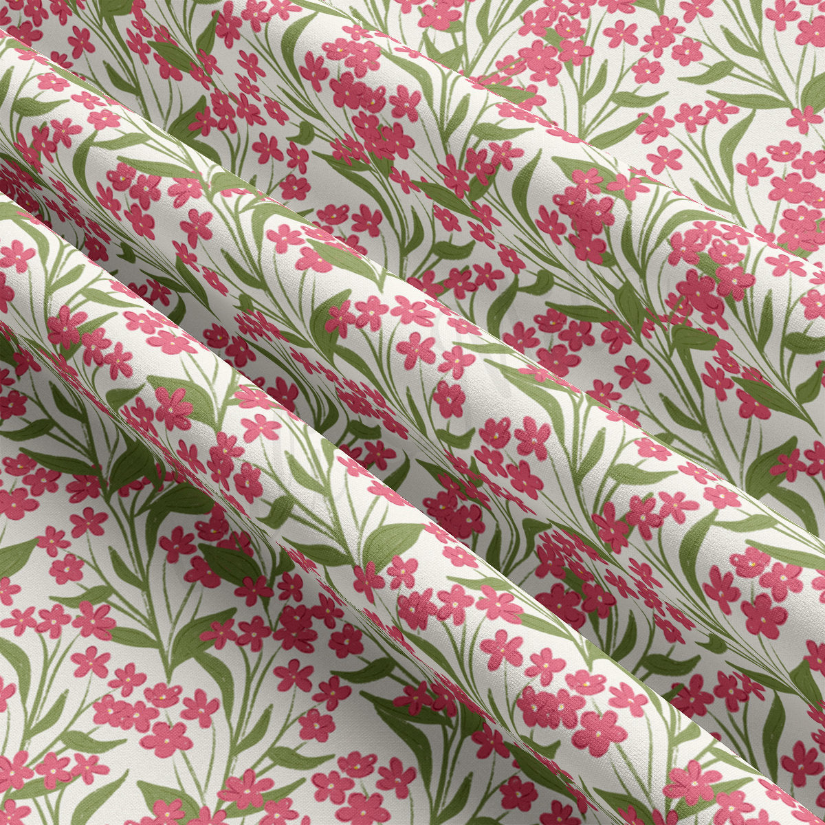 DBP Fabric Double Brushed Polyester DBP2487 Floral