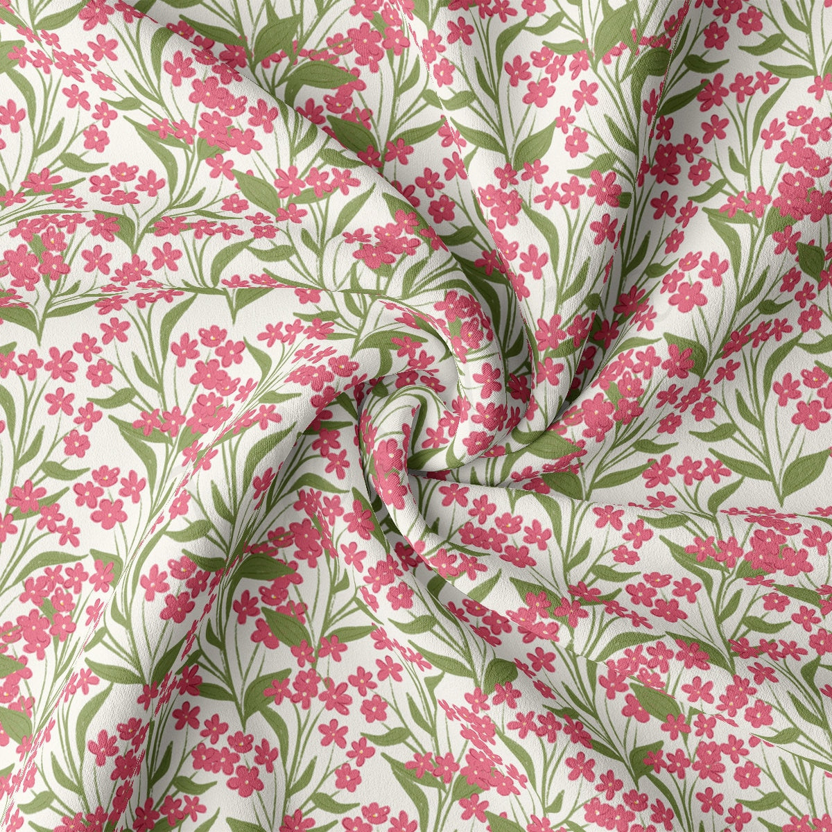 DBP Fabric Double Brushed Polyester DBP2487 Floral