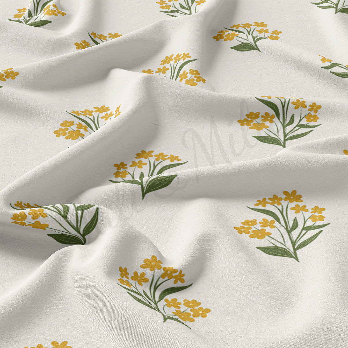 DBP Fabric Double Brushed Polyester DBP2489 Floral