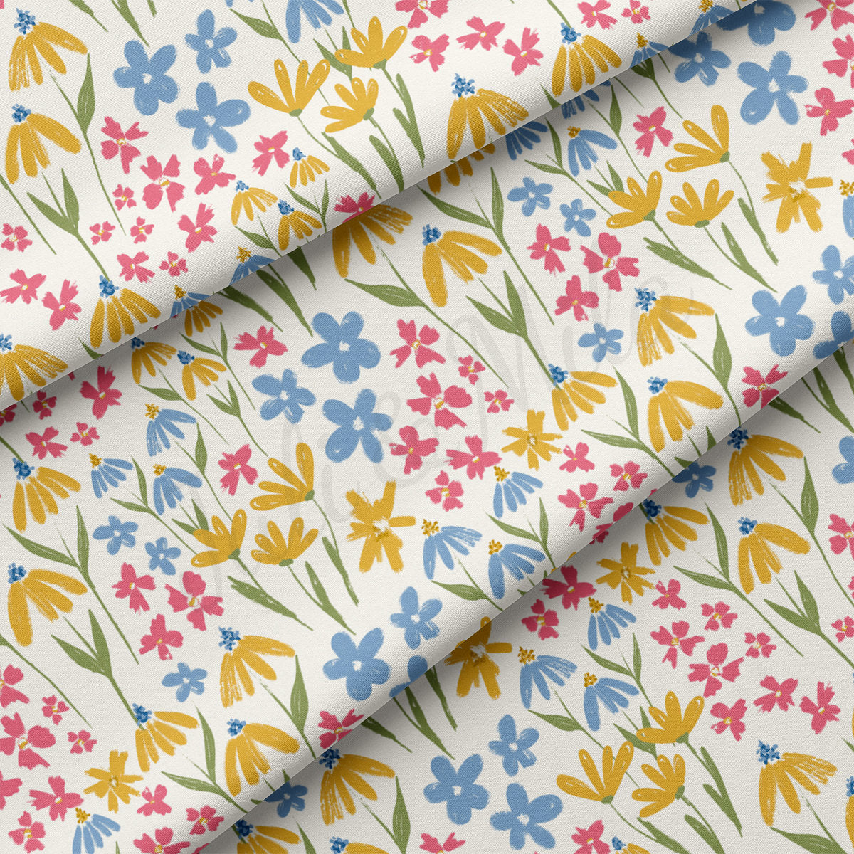 DBP Fabric Double Brushed Polyester DBP2494 Floral