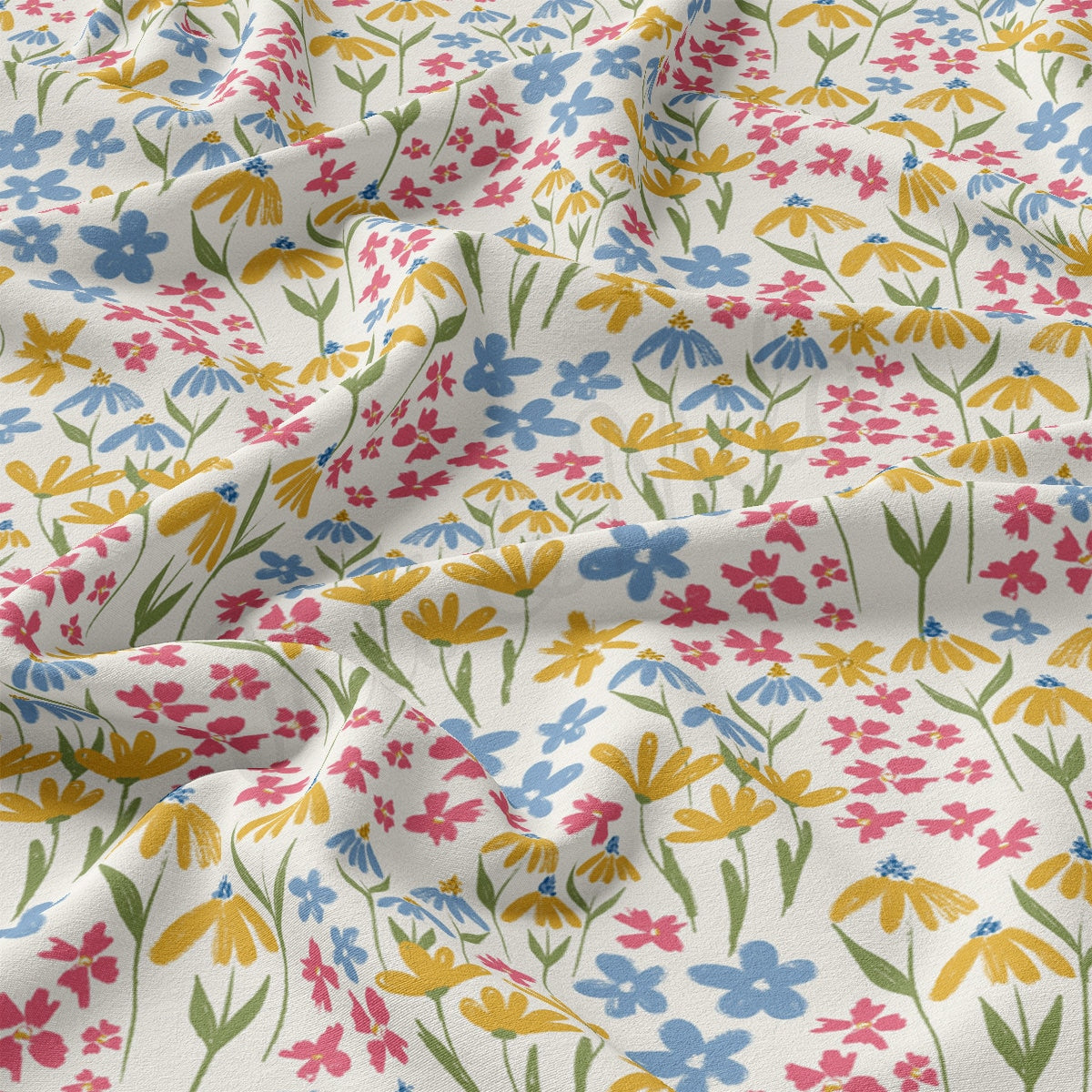 DBP Fabric Double Brushed Polyester DBP2494 Floral